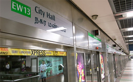 シンガポール地下鉄　シティ・ホール駅